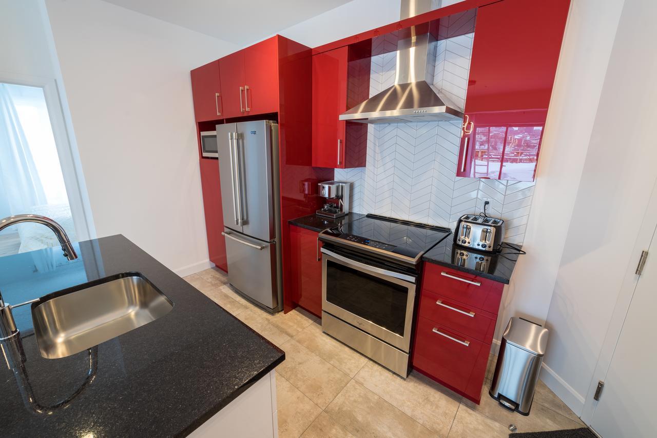Aux Havres Urbains - Le Penthouse Du Kameleon Quebeque Exterior foto