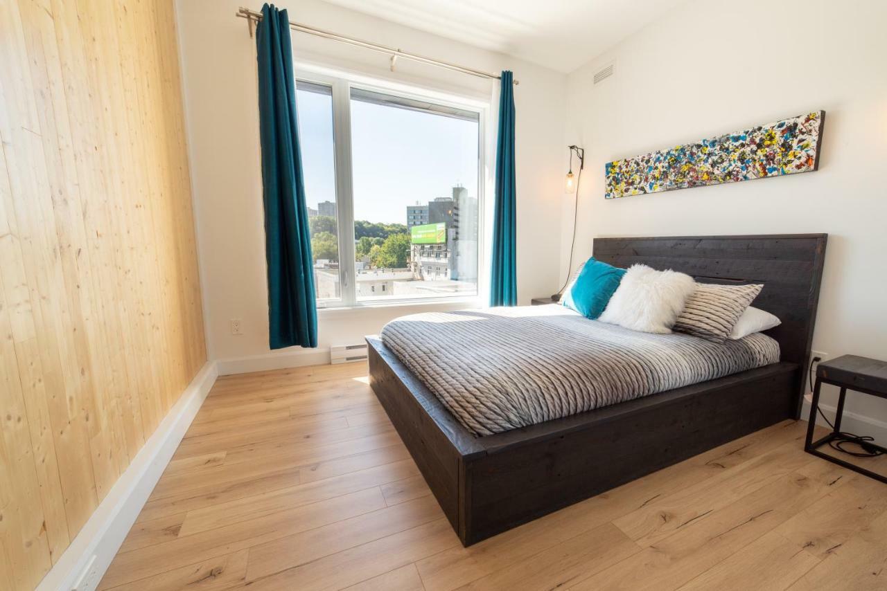 Aux Havres Urbains - Le Penthouse Du Kameleon Quebeque Exterior foto